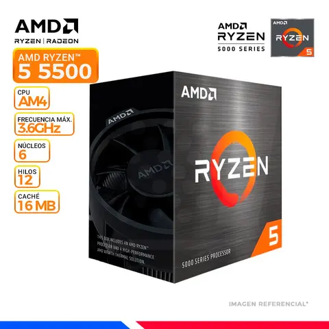 AMD RYZEN 5 5500, AM4
