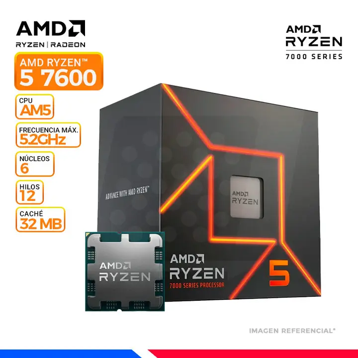 AMD RYZEN 5 7600, AM5