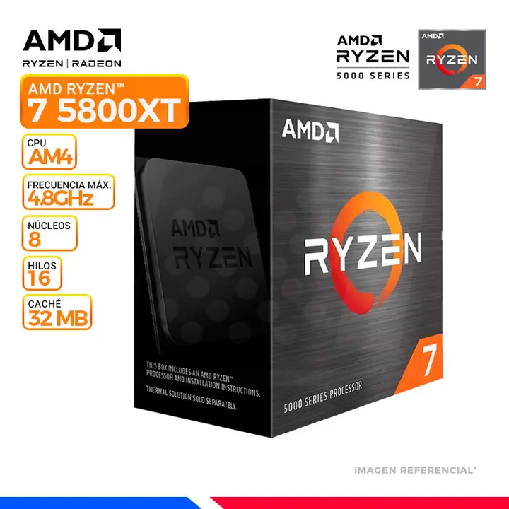 AMD RYZEN 7 5800XT, AM4