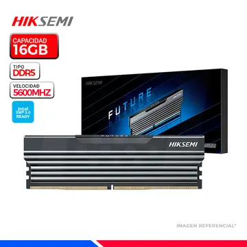 HIKSEMI MEM. RAM HIKSEMI FUTURE BLACK, 16GB DDR5 5600MT/s
