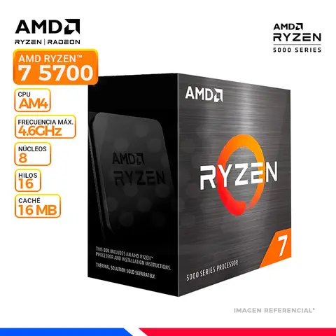 AMD RYZEN 7 5700, AM4