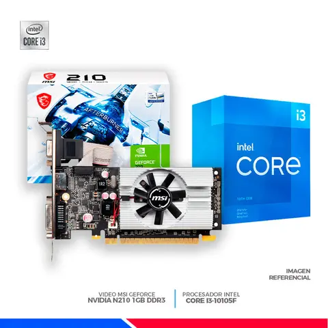 MSI PromoPlus: Intel Core i3-10105F + MSI GeForce N210 1Gb DDR3