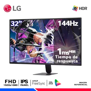 LG UltraGear G4 32G403B-B, 32" IPS, FHD, 144Hz, 1ms, FreeSync