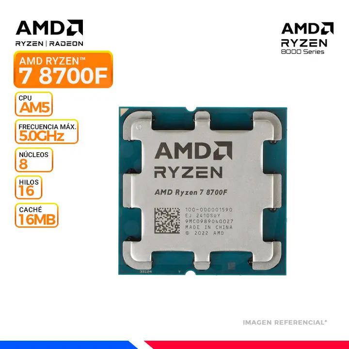 AMD RYZEN 7 8700F, AM5, OEM/TRAY