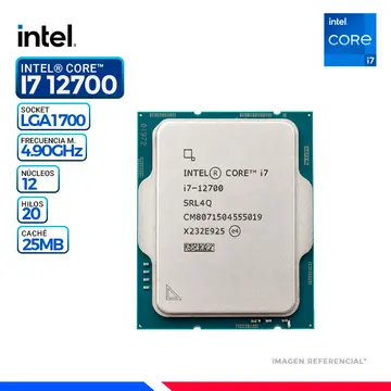 Intel CORE i7-12700 LGA 1700, OEM/TRAY