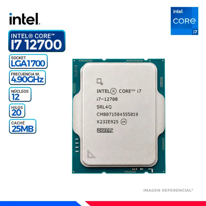 Intel CORE i7-12700 LGA 1700, OEM/TRAY